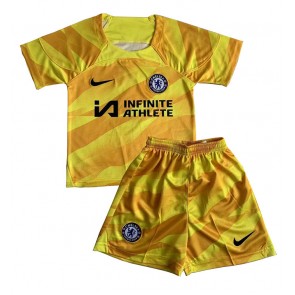 Chelsea Målmand Tredje trøje Børn 2023-24 Kort ærmer (+ korte bukser)